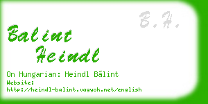 balint heindl business card
